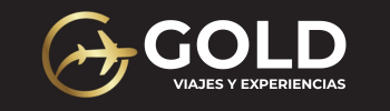 Gold Viajes y Experiencias Logo Horizontal